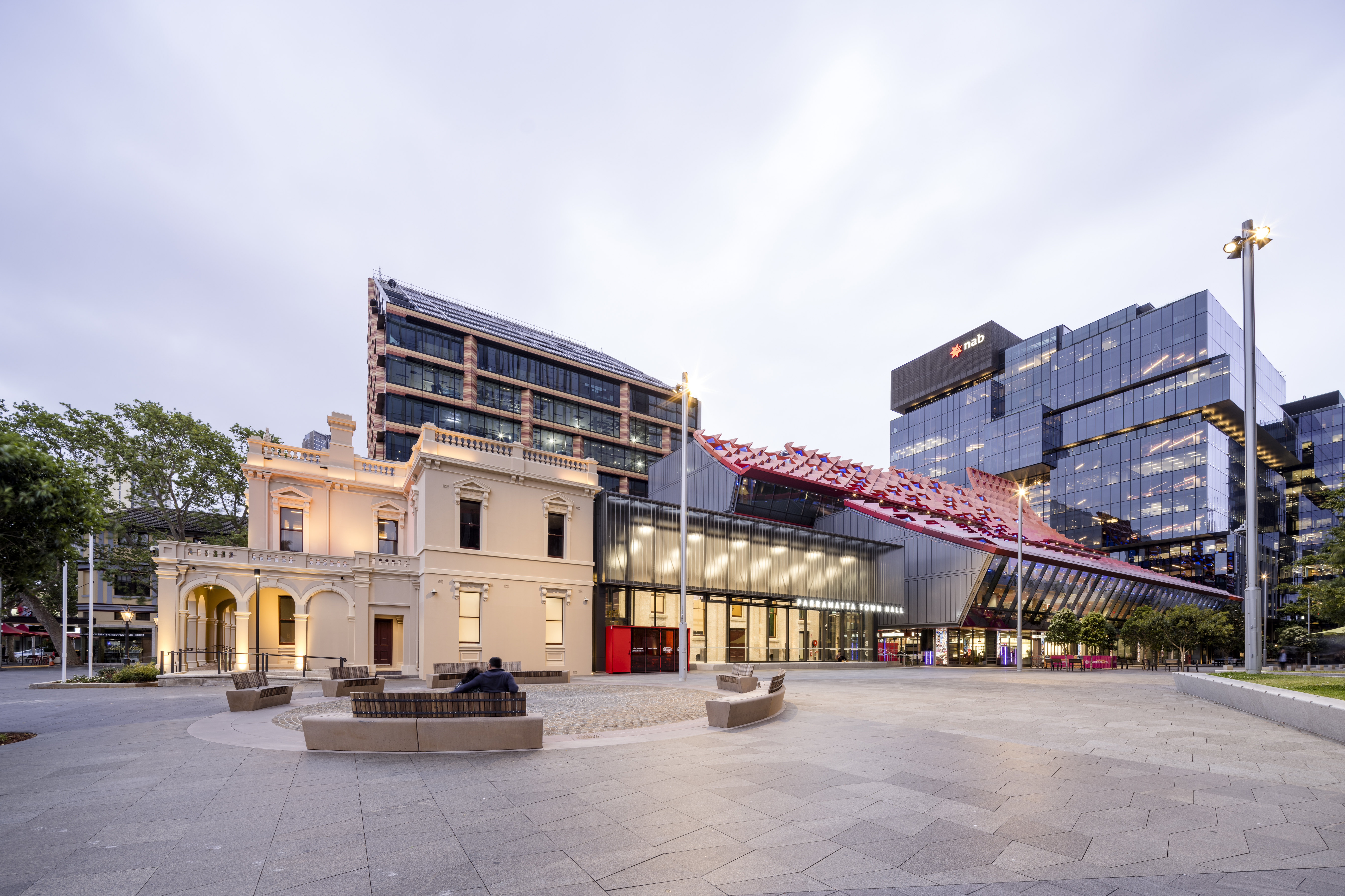 Parramatta Town Hall Wide Shot