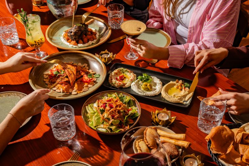 Indian Food dishes on the table