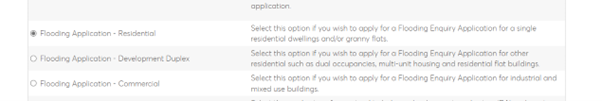 Flood Enquiry Application Screenshot 2