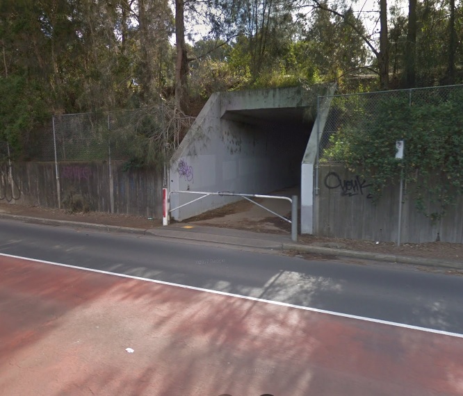 Railway underpass