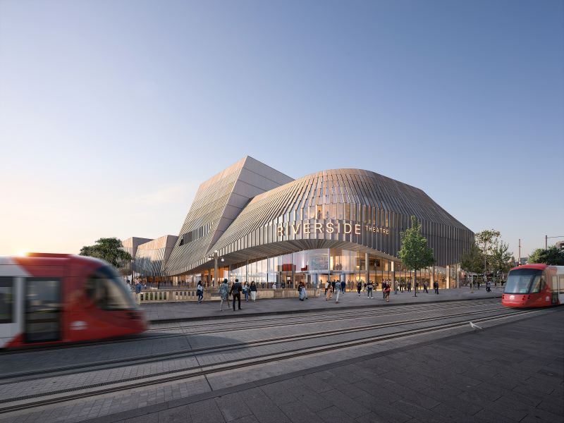 Artist impression of the new Riverside Theatre