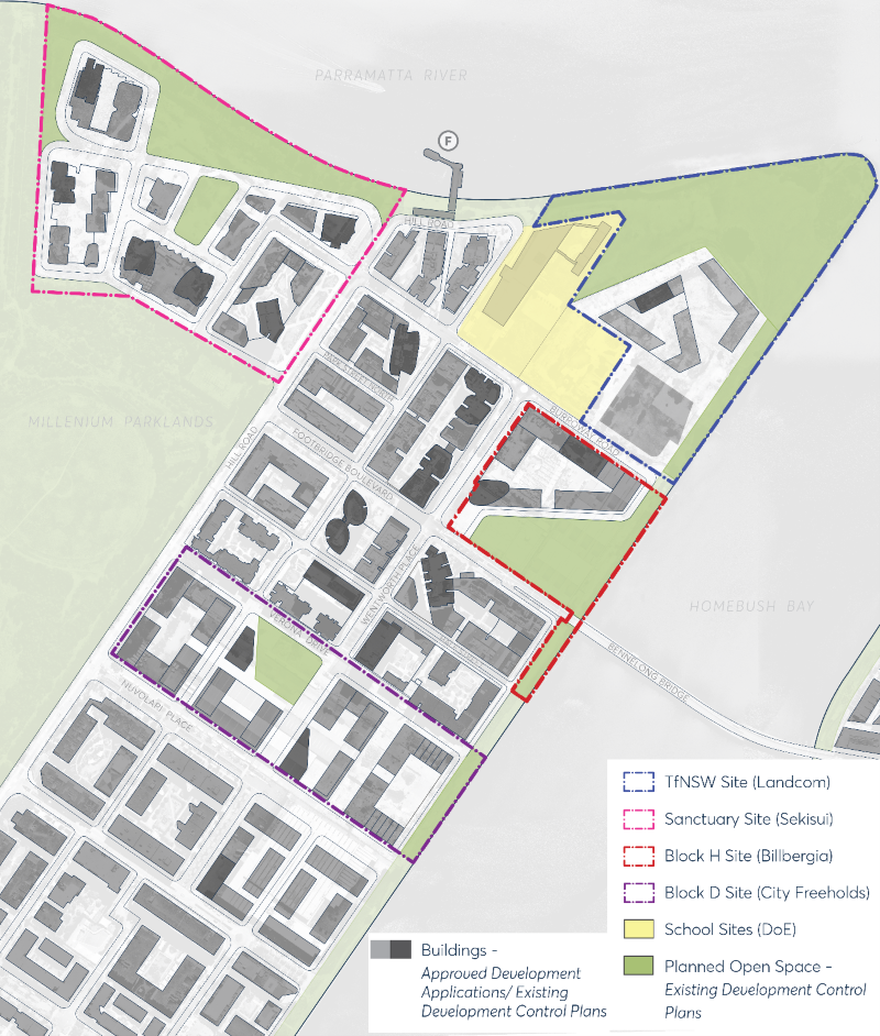 map of buildings and roads