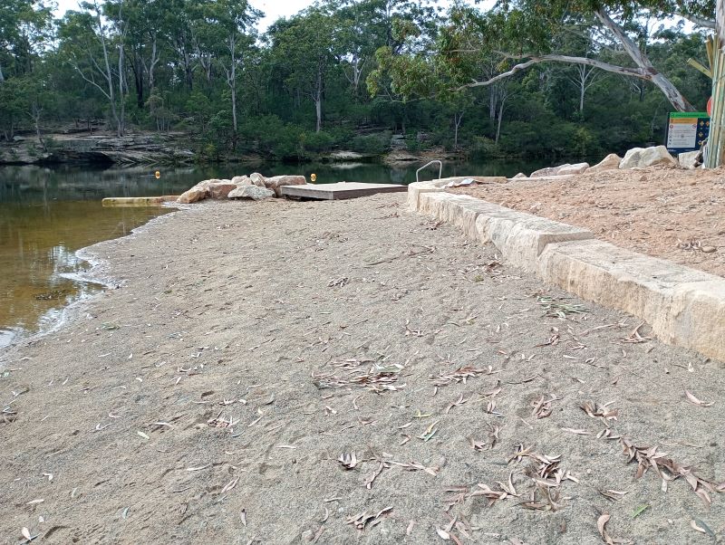 lake parramatta stone seats and foreshore