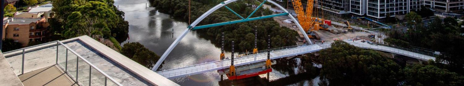 Bridge under construction